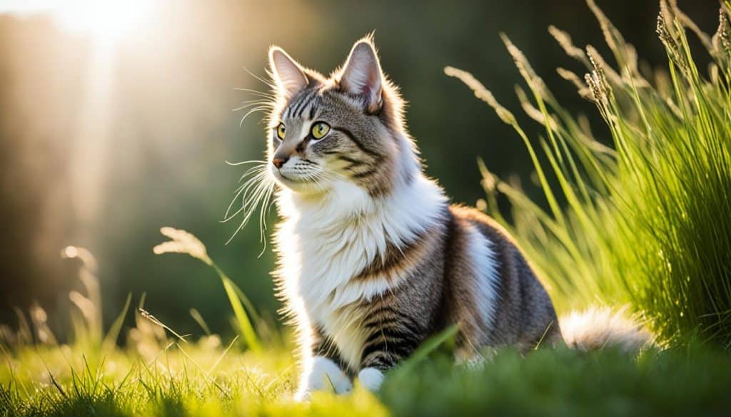 Pet poses in natural settings Pet poses in natural settings