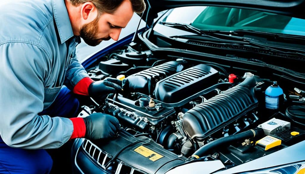 Car maintenance for emission test Car maintenance for emission test