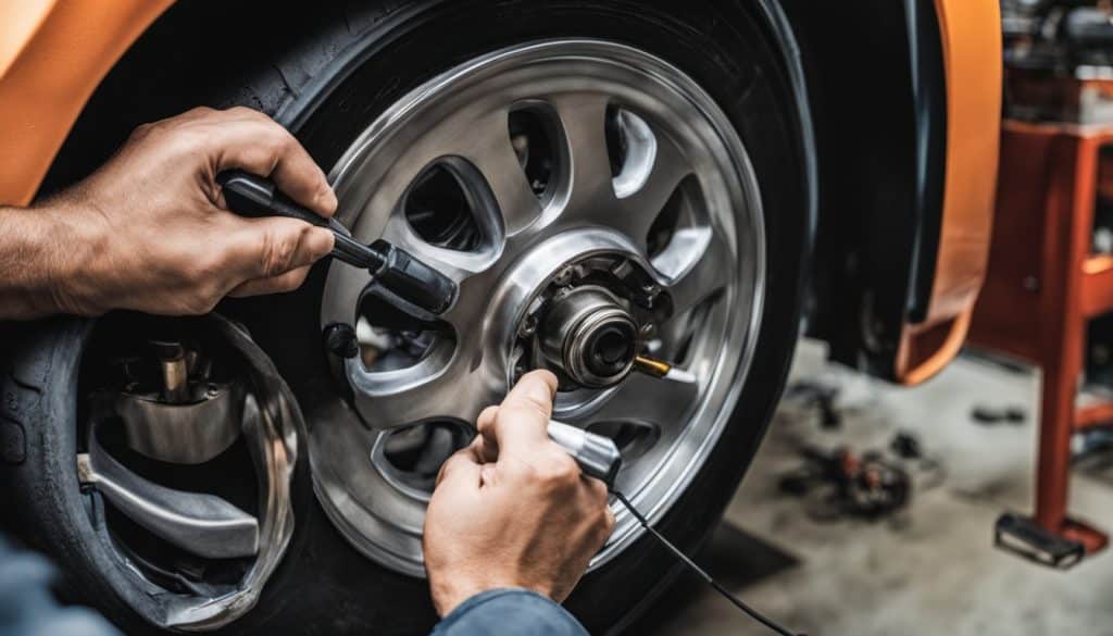 wheel bearing inspection wheel bearing inspection